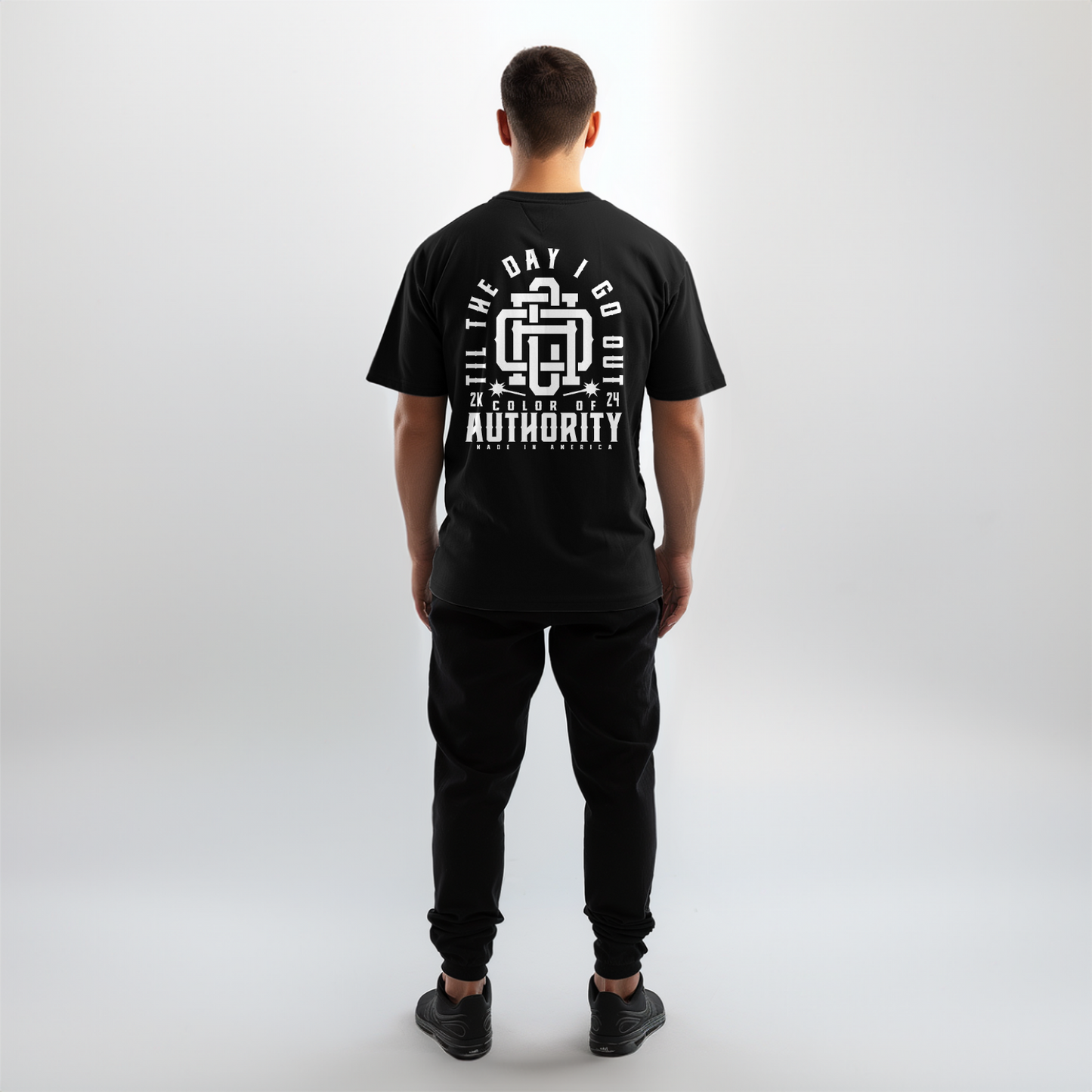 TIL THE DAY I GO OUT T-SHIRT (BLACK)