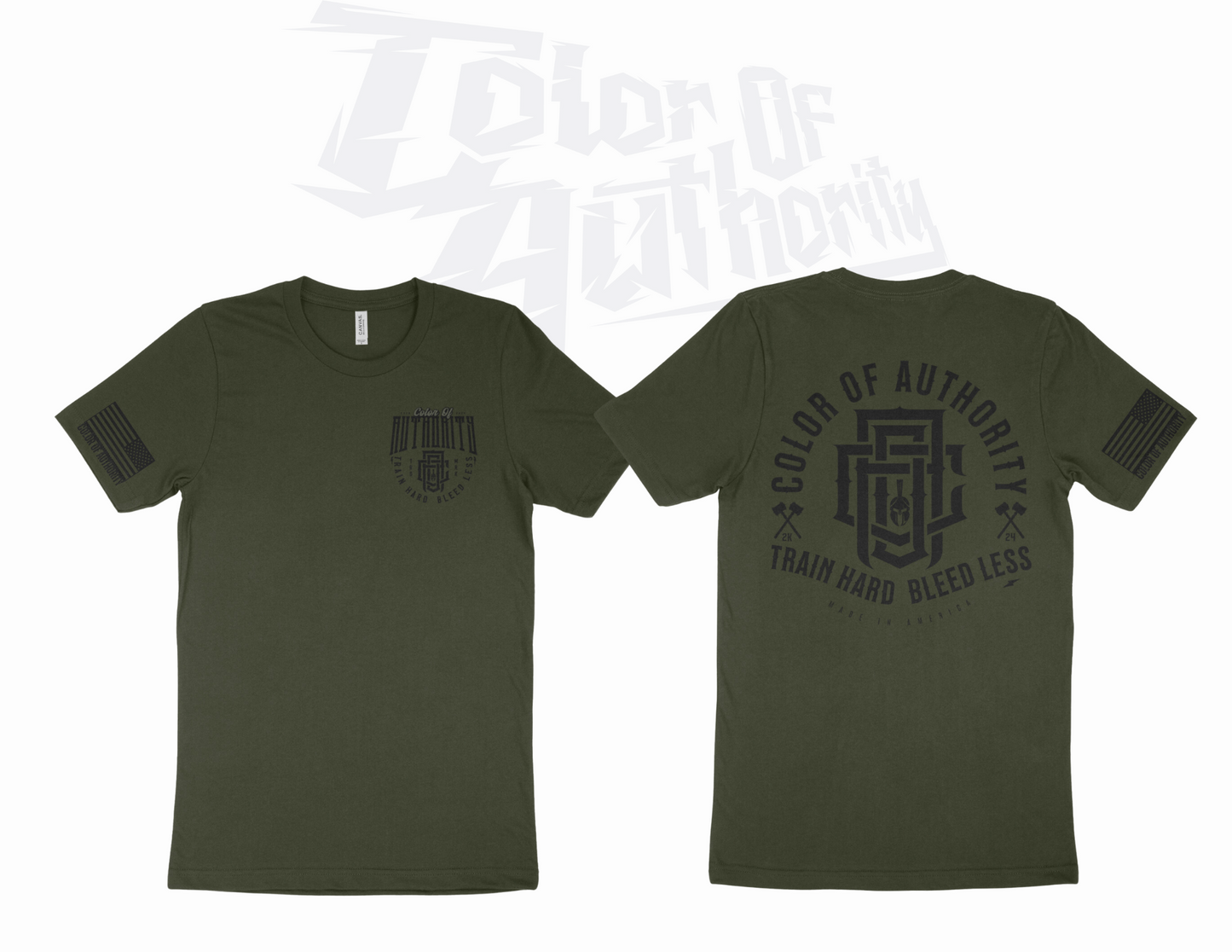 TRAIN HARD BLEED LESS (OD GREEN)