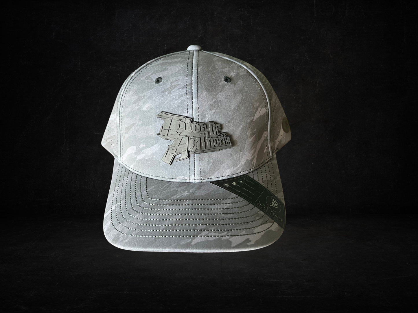 CHARCOAL CAMO CURVED BILL PERFORMANCE HAT