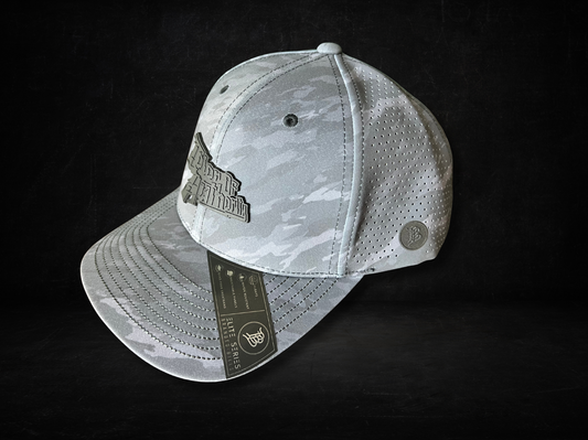 CHARCOAL CAMO CURVED BILL PERFORMANCE HAT