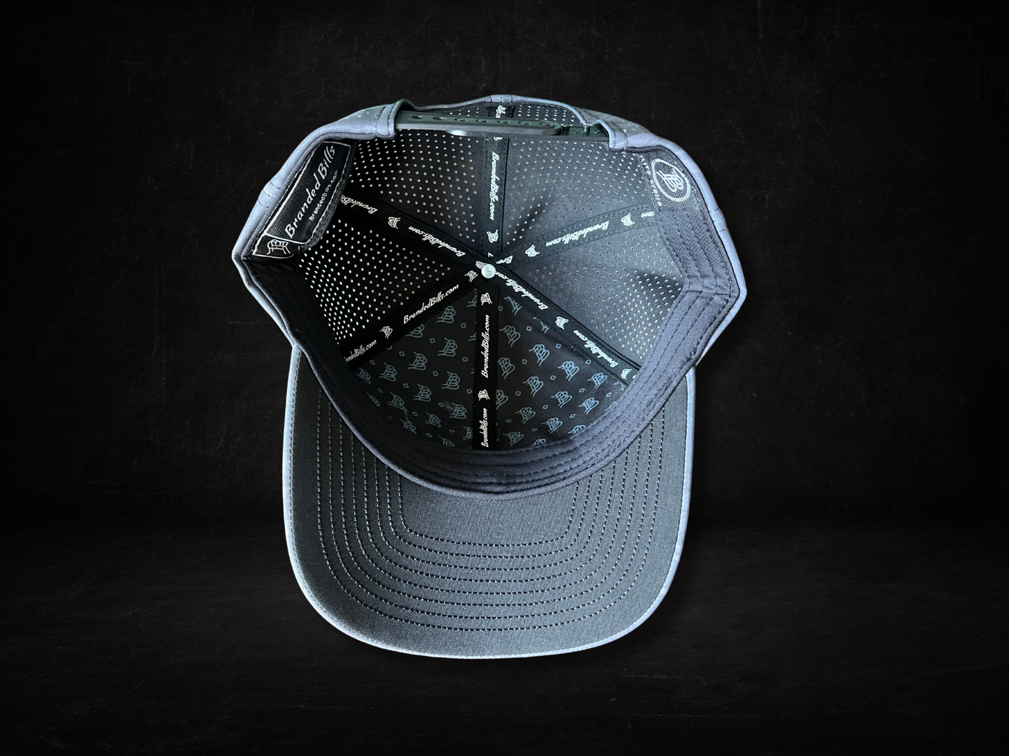 CHARCOAL CAMO CURVED BILL PERFORMANCE HAT