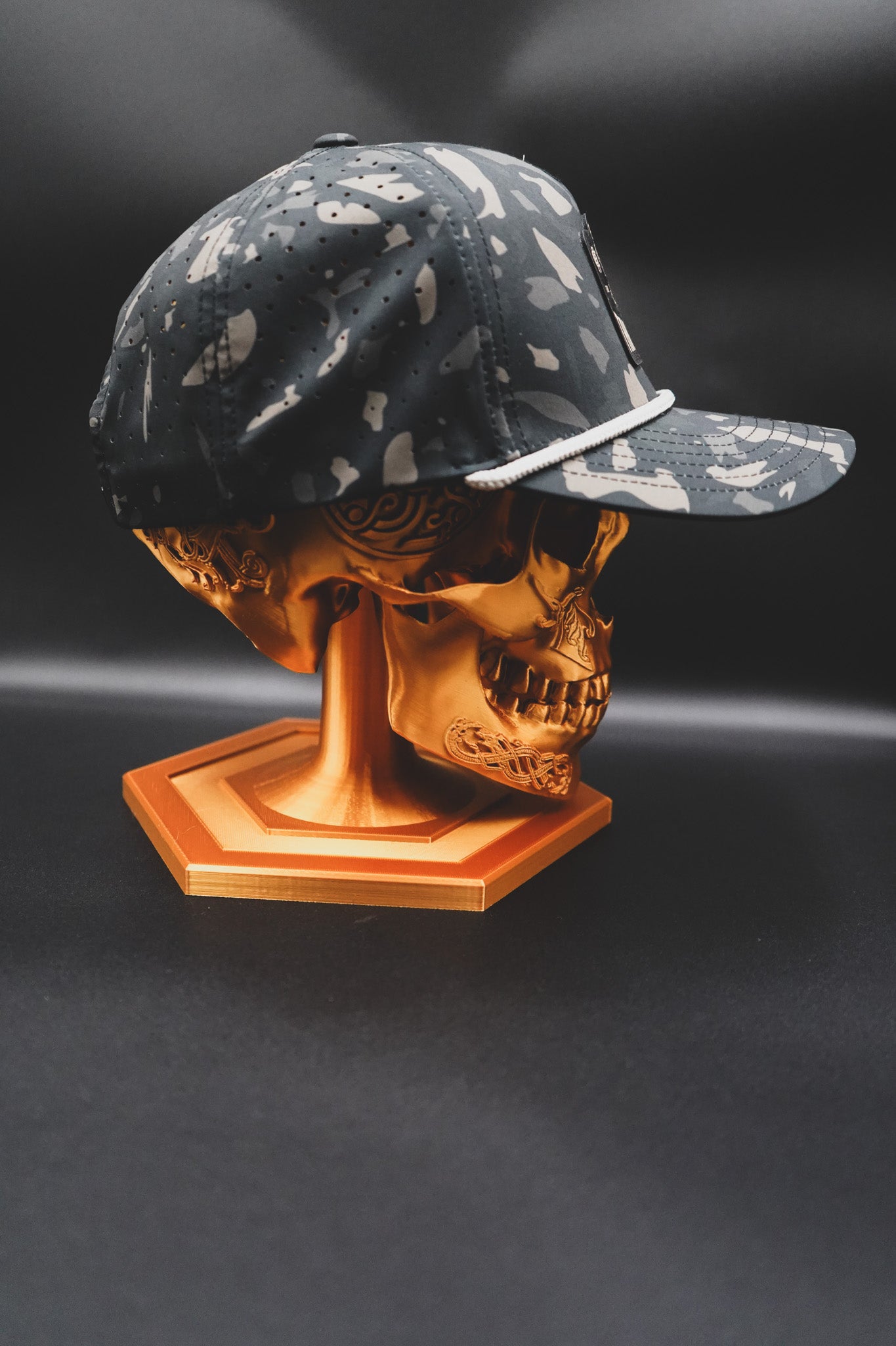 Bleed Tan and Green – Performance Snapback Hat