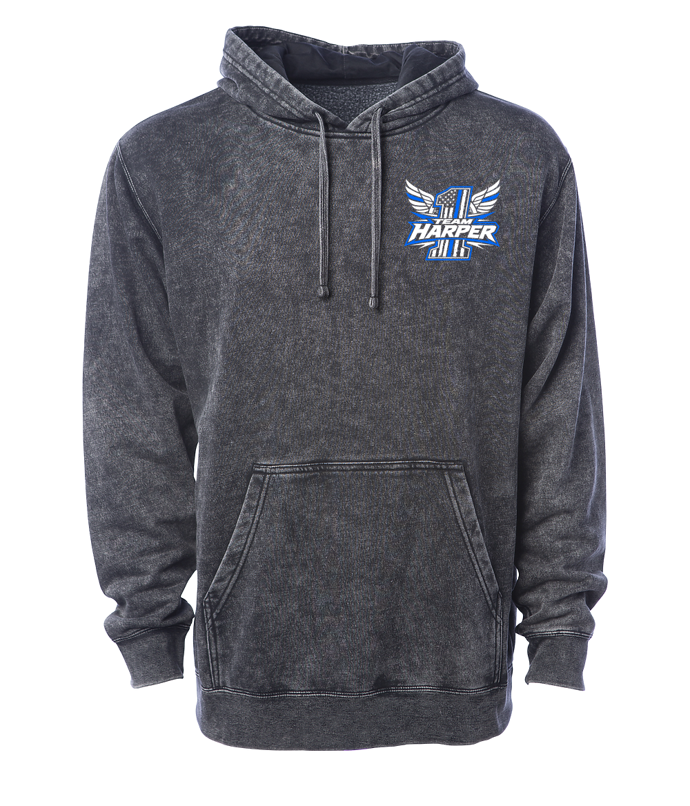 TEAM HARPER | MINERAL WASH HOODIE